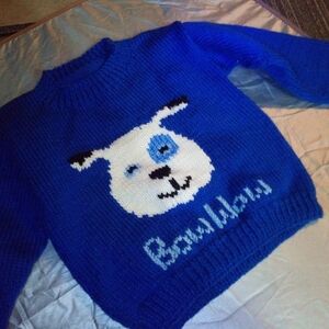 Blue Dog Sweater